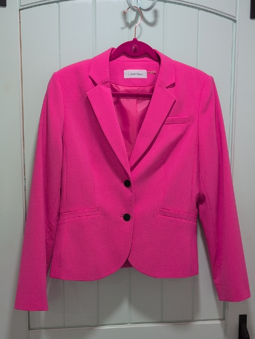 Calvin Klein Bright Pink Tailored Women's Blazer